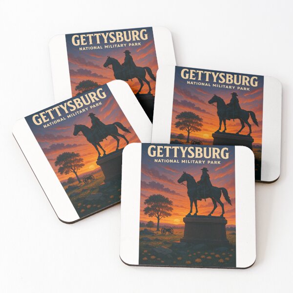 Item preview, Gettysburg National Military Park – Cavalry Monument at Sunset designed and sold by Places On Earth.