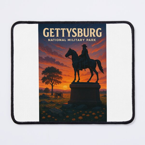 Item preview, Gettysburg National Military Park – Cavalry Monument at Sunset designed and sold by Places On Earth.