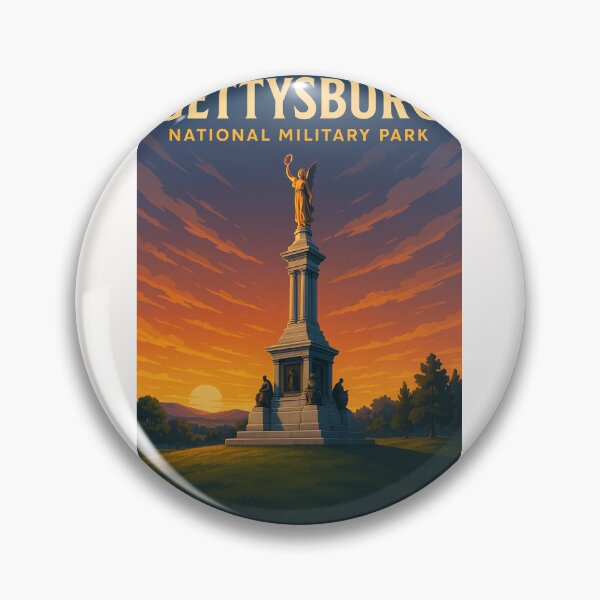 Item preview, Gettysburg National Military Park – Pennsylvania Memorial at Dusk designed and sold by Places On Earth.