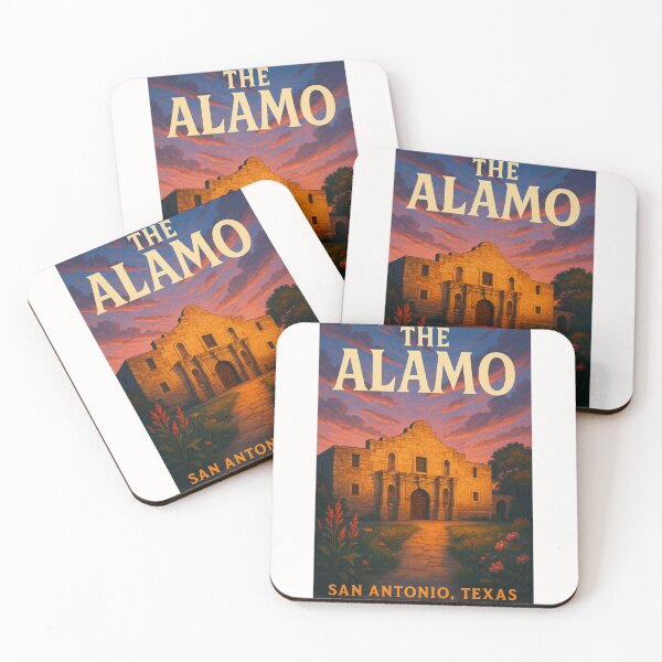 Item preview, The Alamo San Antonio Texas – Historic Mission at Sunset designed and sold by Places On Earth.