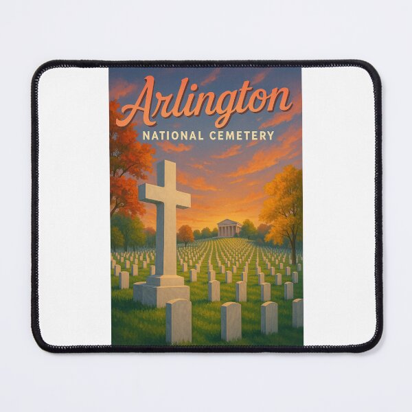 Item preview, Arlington National Cemetery – Virginia Cross and Fall Sunset designed and sold by Places On Earth.