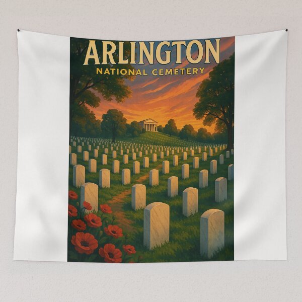 Item preview, Arlington National Cemetery – Virginia Hillside Memorial View designed and sold by Places On Earth.