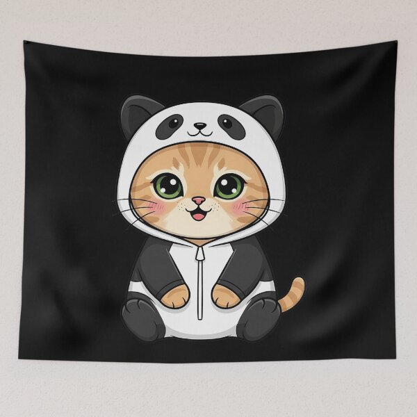 Item preview, Cute Kitten Panda Onesie Adorable Cat designed and sold by k3rstman1.