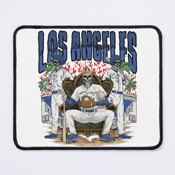 Item preview, Los Angeles Baseball Skull designed and sold by RebeccaLittlee.