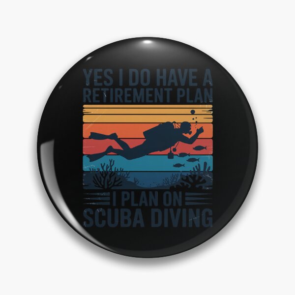Item preview, Diving Retired Scuba Diving designed and sold by petrichorsworld.