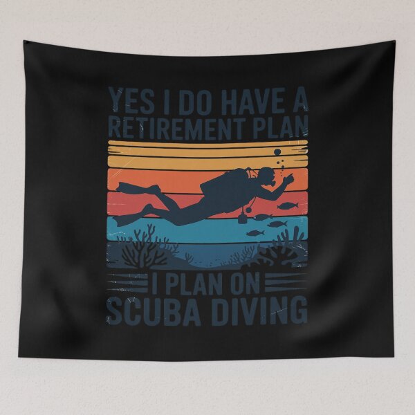 Item preview, Diving Retired Scuba Diving designed and sold by petrichorsworld.