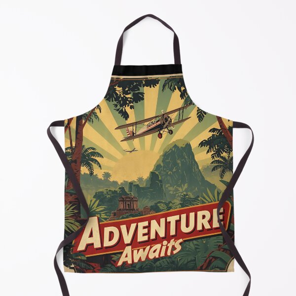 Item preview, Vintage Jungle Adventure Poster designed and sold by ChicTrendz.