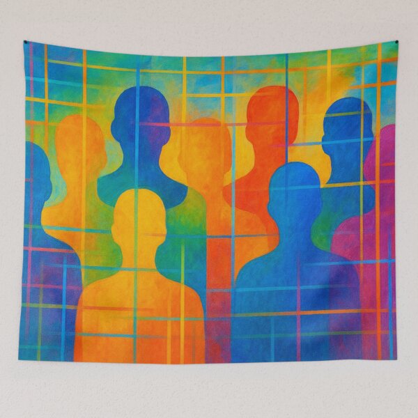 Item preview, Luminous silhouettes in a grid designed and sold by Sigtrix.