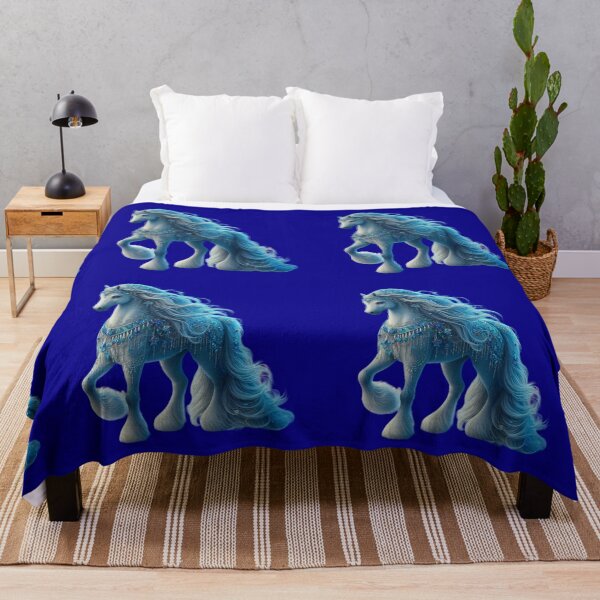 Item preview, Enchanted Ice Stallion Art | Winter Jewel Horse Apparel & Decor designed and sold by TheGaliyaStudio.