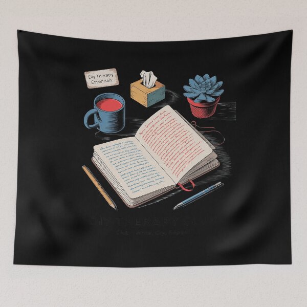 Item preview, DIY Therapy Club – Journal Cry Repeat designed and sold by petrichorsworld.