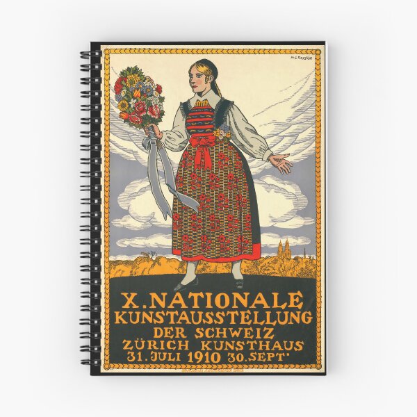 Item preview, Art Nouveau Swiss Poster | 10th National Art Exhibition Zurich 1910 | Vintage Design & Cultural Heritage | H C Forester Art designed and sold by artofuniverse.