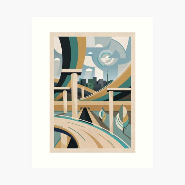 Spaghetti Junction Art Print