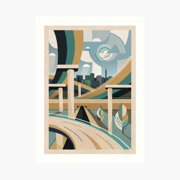 Spaghetti Junction Art Print
