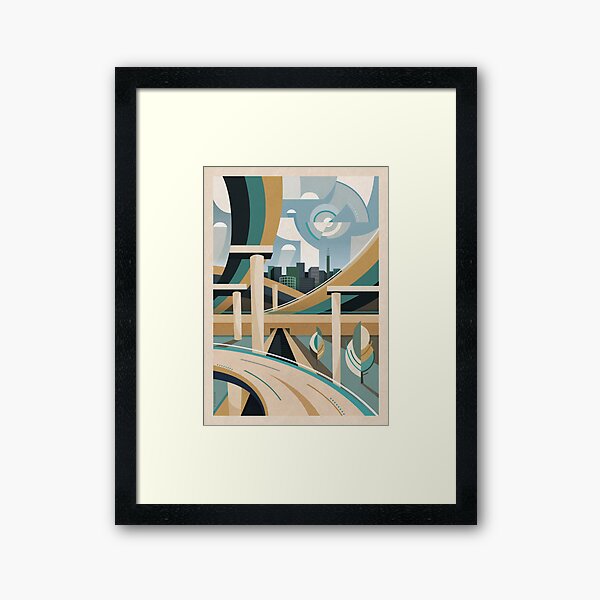 Spaghetti Junction Framed Art Print