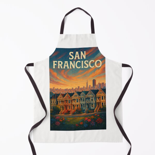 Item preview, Painted Ladies at Sunset, San Francisco Skyline designed and sold by Places On Earth.