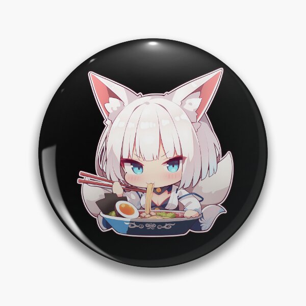 Artikelvorschau, Kaga isst Ramen (Azur Lane Anime Kawaii Chibi Moment) entworfen und verkauft von Raslbazola.