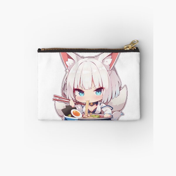 Artikelvorschau, Kaga isst Ramen (Azur Lane Anime Kawaii Chibi Moment) entworfen und verkauft von Raslbazola.