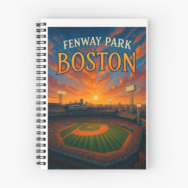 Item preview, Golden Hour at Fenway Park, Boston Skyline View designed and sold by Places On Earth.