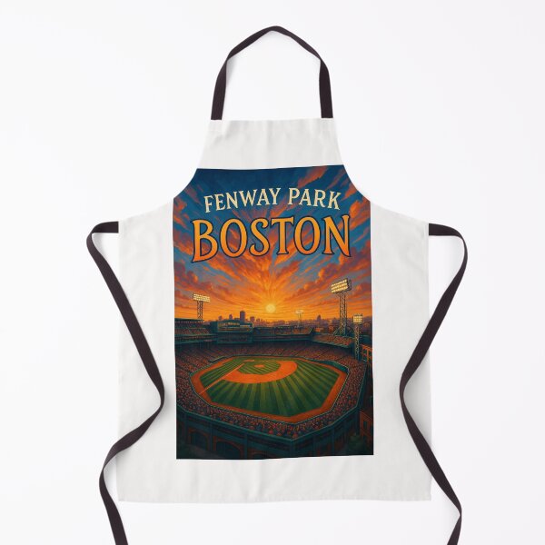 Item preview, Golden Hour at Fenway Park, Boston Skyline View designed and sold by Places On Earth.