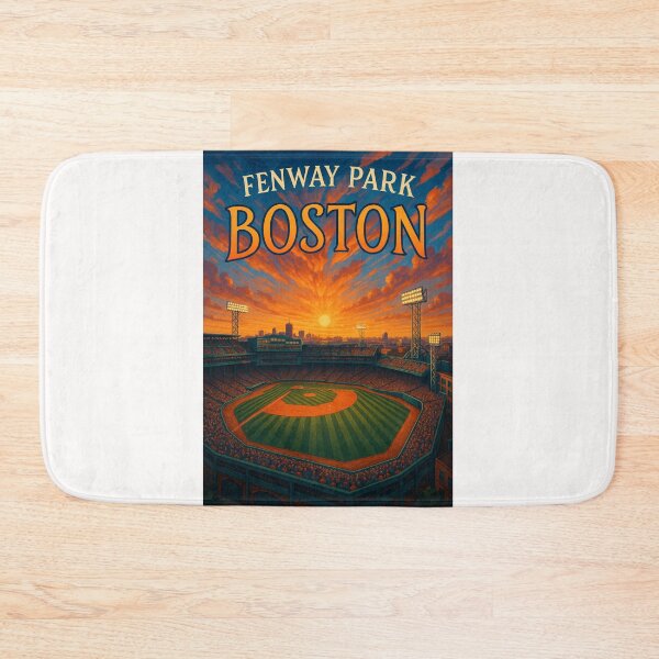 Item preview, Golden Hour at Fenway Park, Boston Skyline View designed and sold by Places On Earth.