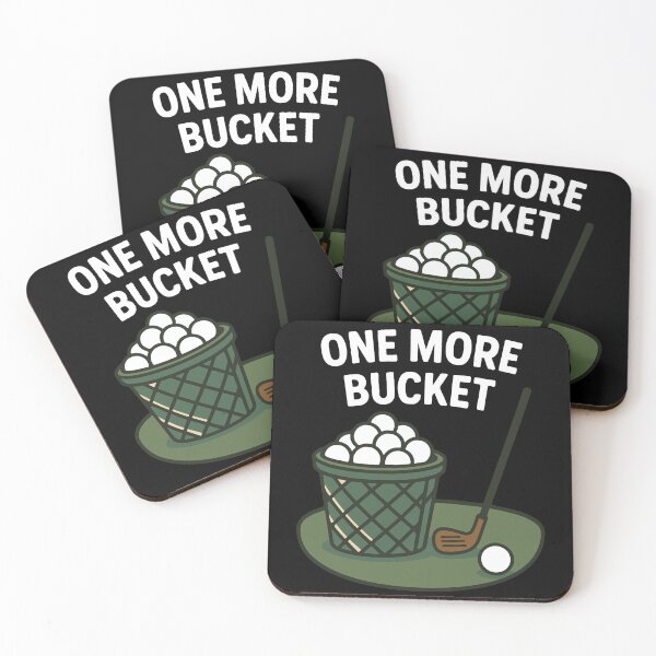 Item preview, One More Bucket Golf Player Fun Design designed and sold by LuminOrb.