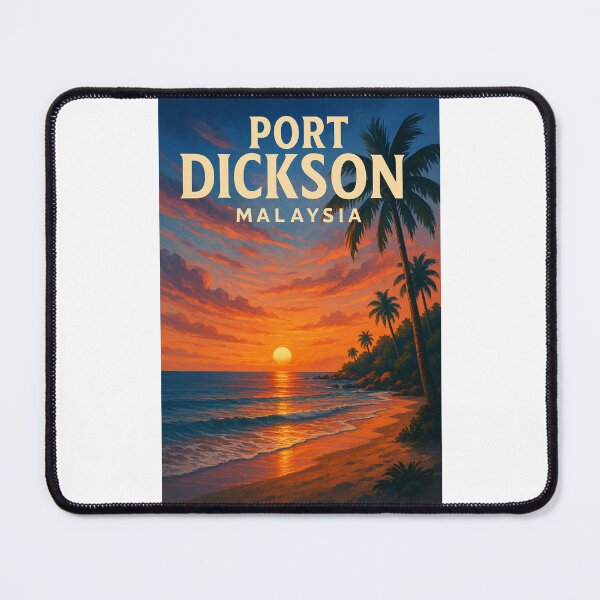 Item preview, Tropical Sunset Along the Shoreline, Port Dickson, Malaysia designed and sold by Places On Earth.