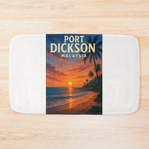 Item preview, Tropical Sunset Along the Shoreline, Port Dickson, Malaysia designed and sold by Places On Earth.