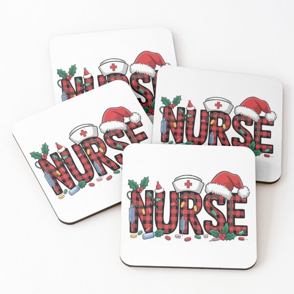 Item preview, Nurse Santa Hat Reindeer Xmas Christmas Nurse designed and sold by VladoZork.