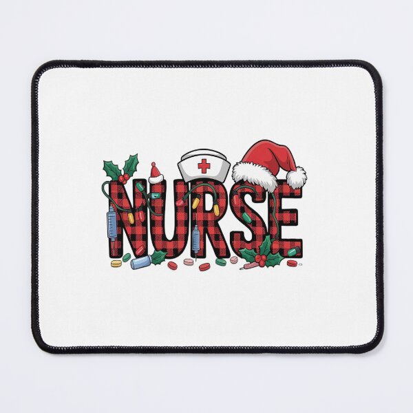 Item preview, Nurse Santa Hat Reindeer Xmas Christmas Nurse designed and sold by VladoZork.