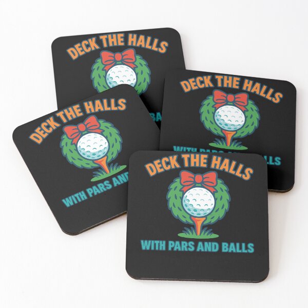 Item preview, Deck The Halls With Pars And Balls Golf designed and sold by LuminOrb.