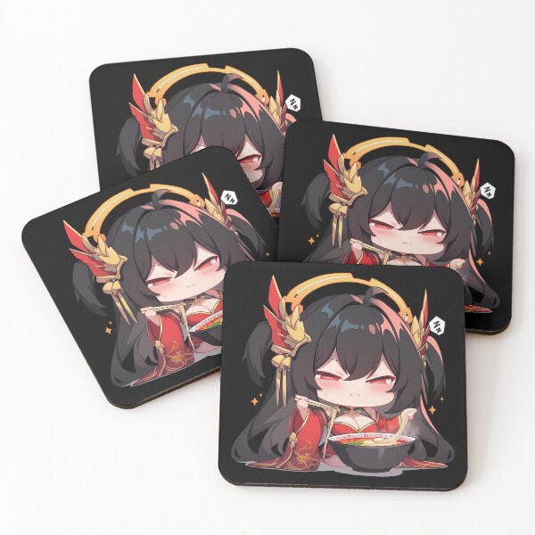Item preview, Taihou Azur Lane Chibi Girl Enjoying Delicious Kawaii Ramen Anime designed and sold by Raslbazola.