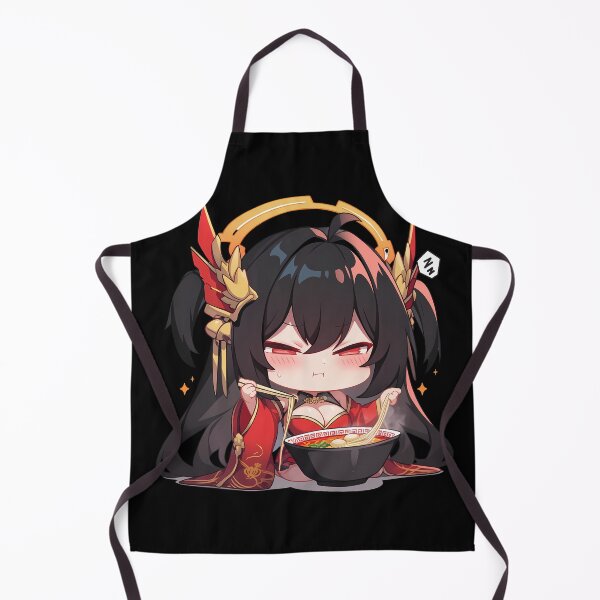 Item preview, Taihou Azur Lane Chibi Girl Enjoying Delicious Kawaii Ramen Anime designed and sold by Raslbazola.