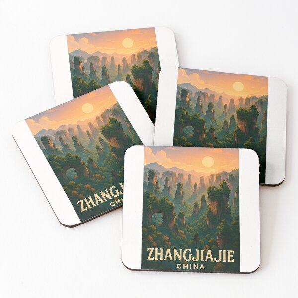 Item preview, Zhangjiajie’s Towering Pillars, China’s Mountain Wonderland designed and sold by Places On Earth.