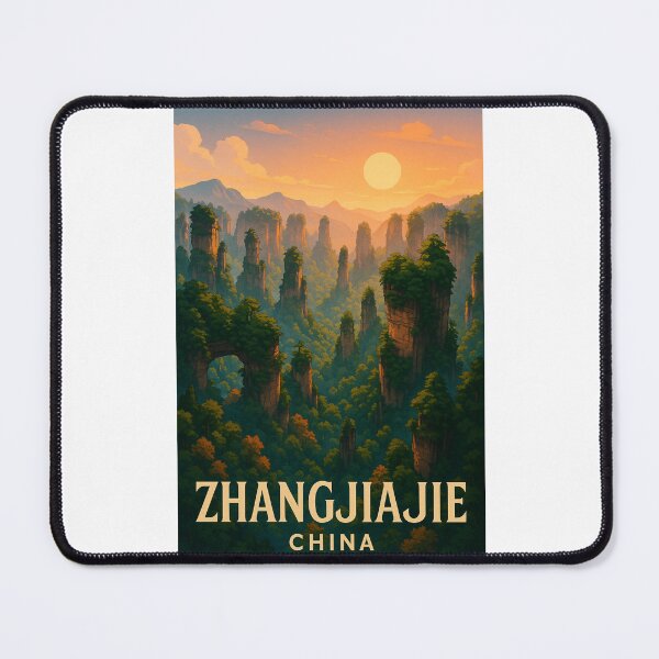 Item preview, Zhangjiajie’s Towering Pillars, China’s Mountain Wonderland designed and sold by Places On Earth.