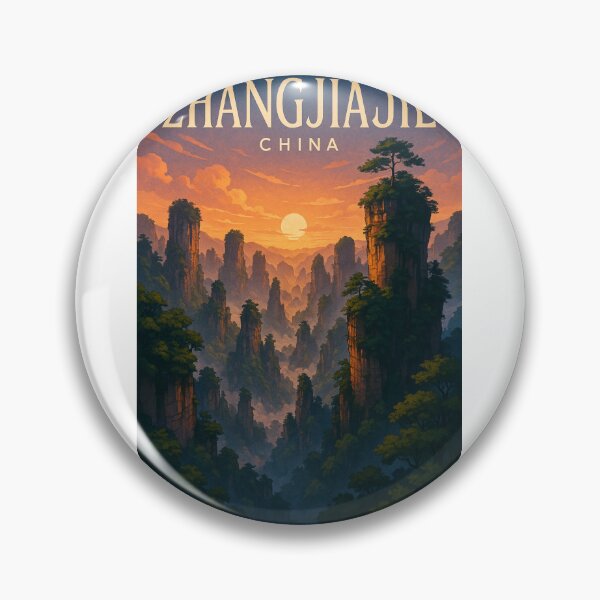 Item preview, Sunset Over Zhangjiajie Peaks, Hunan Province, China designed and sold by Aryabek.