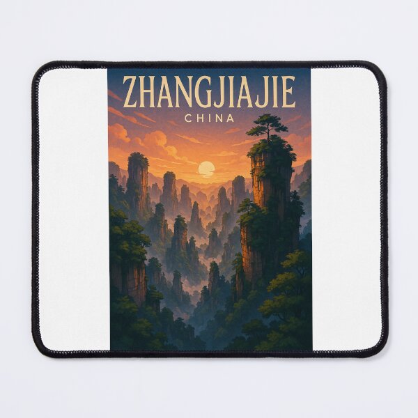 Item preview, Sunset Over Zhangjiajie Peaks, Hunan Province, China designed and sold by Aryabek.