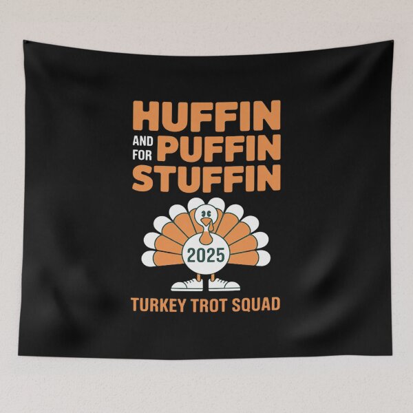 Item preview, Turkey Trot Squad  Huffin and Puffin for Stuffin designed and sold by VladoZork.