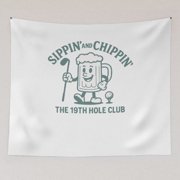 Item preview, Sippin' And Chippin' The 19th Hole Club designed and sold by LuminOrb.