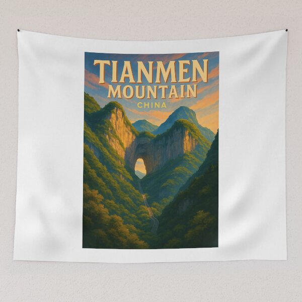Item preview, Heaven’s Gate Arch, Tianmen Mountain, Zhangjiajie, China designed and sold by Aryabek.