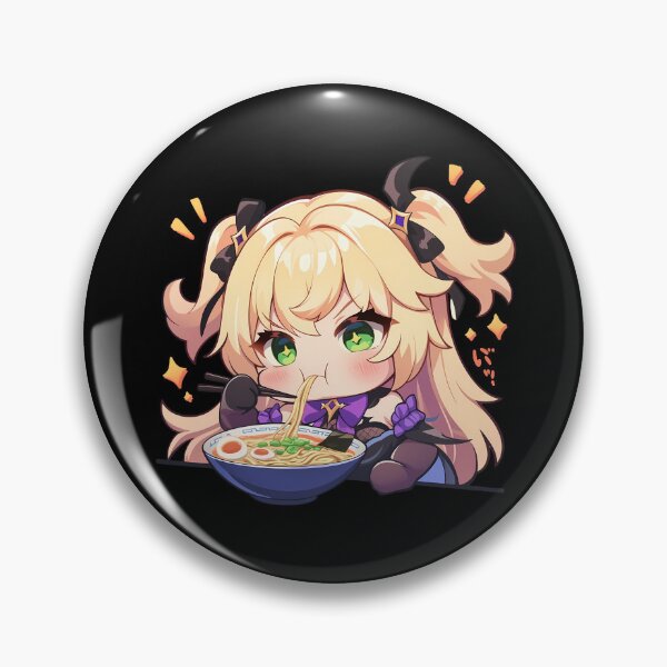 Item preview, Game Fischl Kawaii Ramen Moment Genshin Impact Chibi Anime Girl Style designed and sold by Raslbazola.