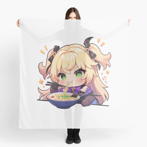 Item preview, Game Fischl Kawaii Ramen Moment Genshin Impact Chibi Anime Girl Style designed and sold by Raslbazola.