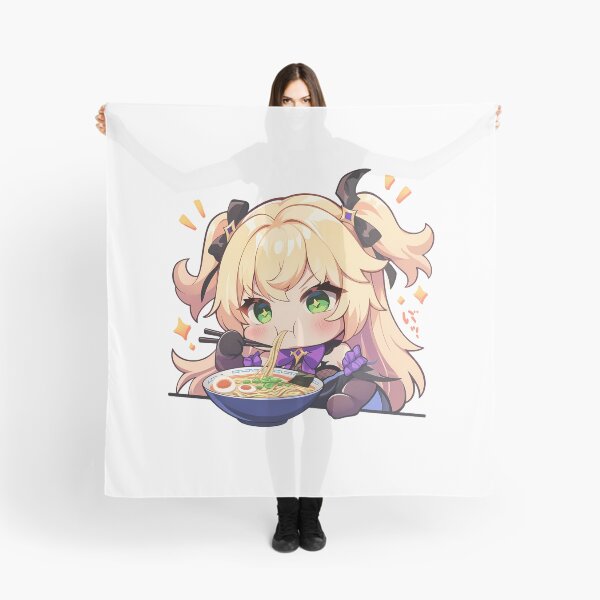 Item preview, Game Fischl Kawaii Ramen Moment Genshin Impact Chibi Anime Girl Style designed and sold by Raslbazola.