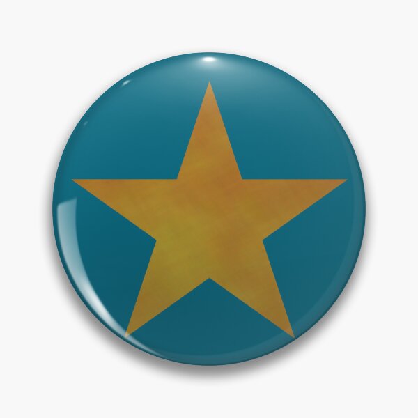 Item preview, Golden Star on blue - Calm, Sensory-Friendly designed and sold by CreaTwinkles.