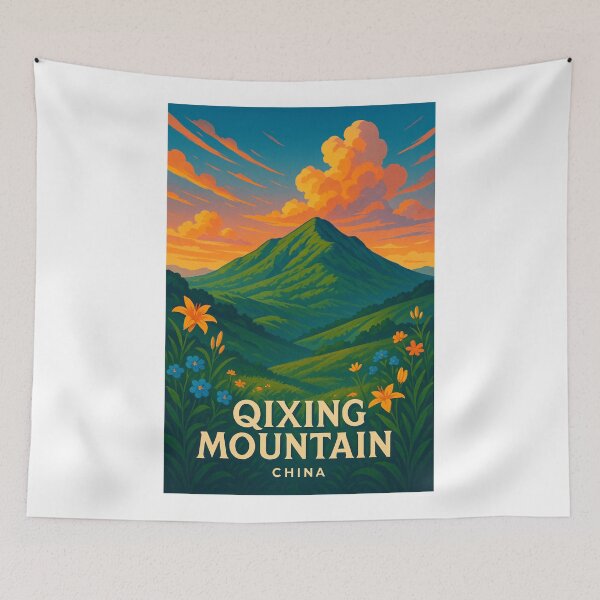Item preview, Floral Slopes of Qixing Mountain, Guangxi, China designed and sold by Aryabek.