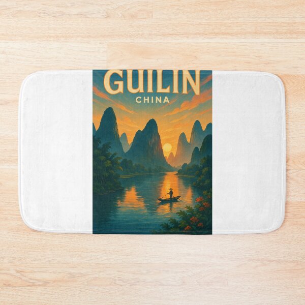 Item preview, Twilight Along the Li River, Guilin, Guangxi, China designed and sold by Aryabek.