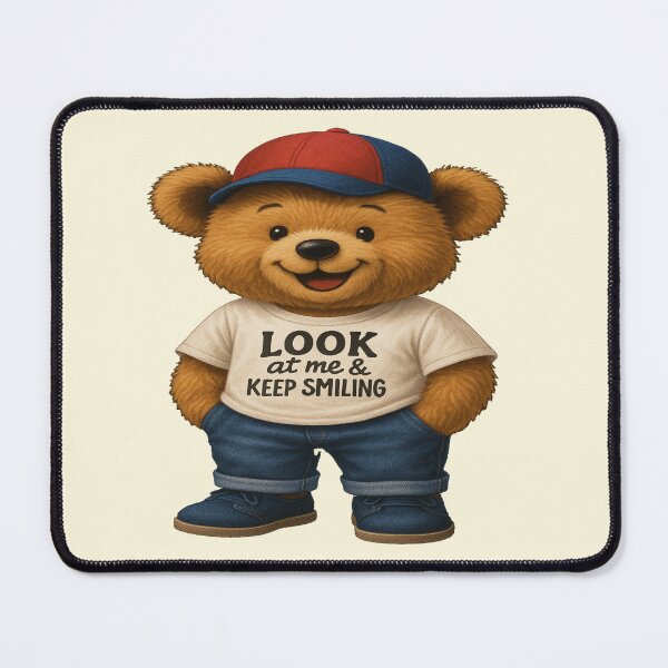 Item preview, Cool Teddy Bear in Cap – Keep Smiling Shirt designed and sold by alizo74.