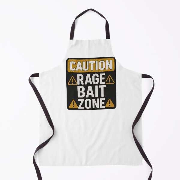 Item preview, Caution Rage Bait Zone, Funny Saying designed and sold by Logiamerch.