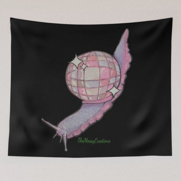 Item preview, Disco Snail by Moss designed and sold by TheMossyCreations.