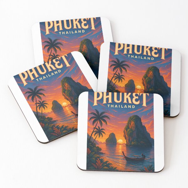 Item preview, Sunset in Phang Nga Bay, Phuket, Thailand designed and sold by Aryabek.