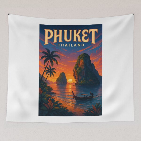 Item preview, Sunset in Phang Nga Bay, Phuket, Thailand designed and sold by Aryabek.